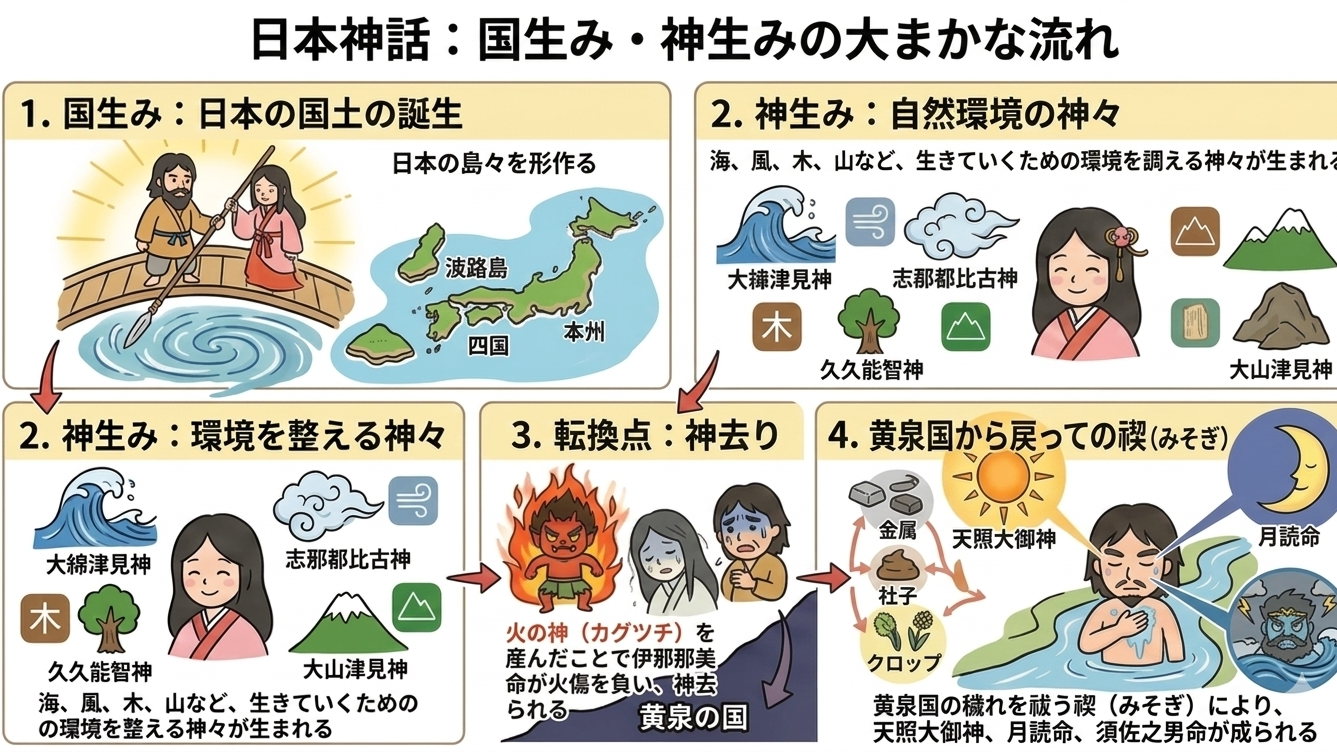 熊本・浮島神社　安産のいわれ