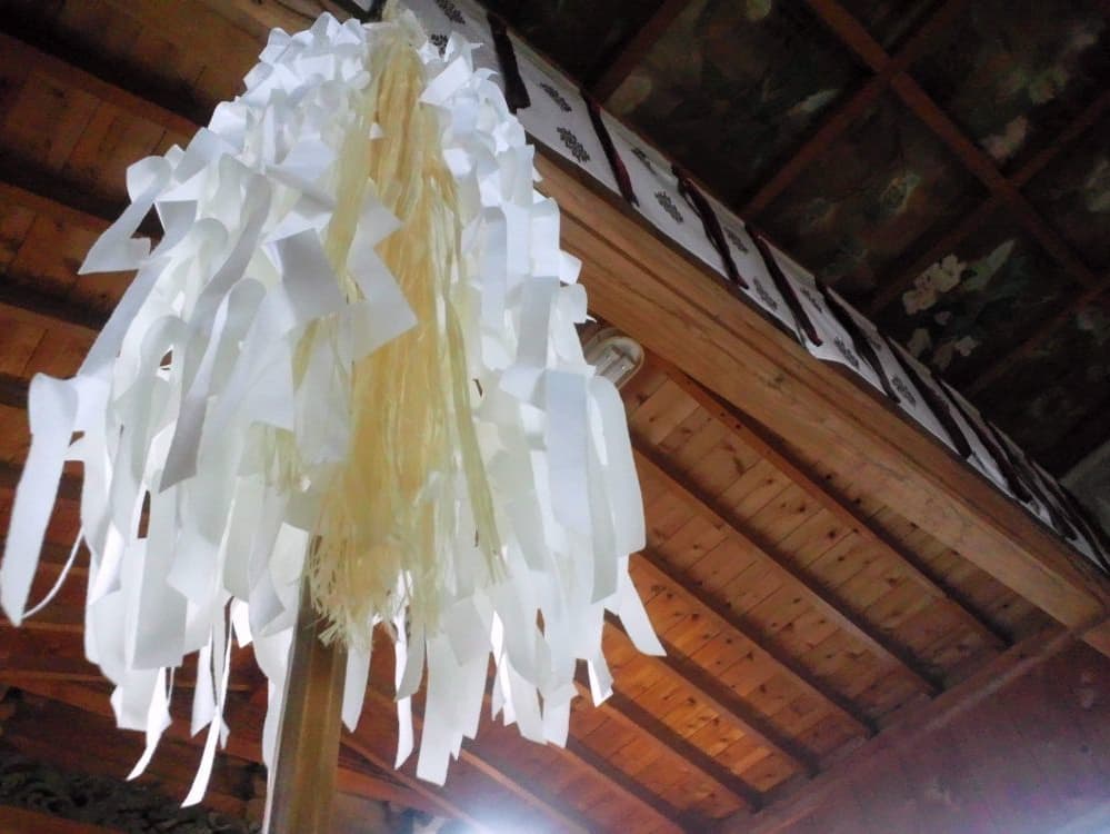 熊本・浮島神社の厄祓い祈願